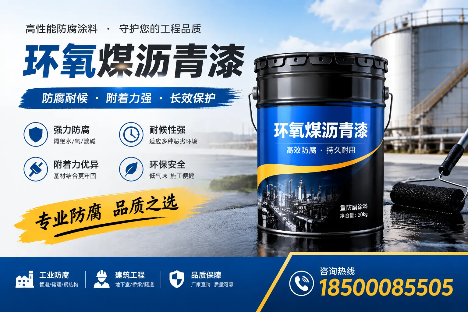 如何选择适合的环氧煤沥青漆?大庆市场选型指南